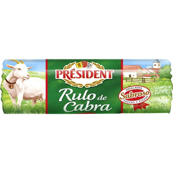 Sainte Maure queso rulo de cabra envase 180 g · PRESIDENT