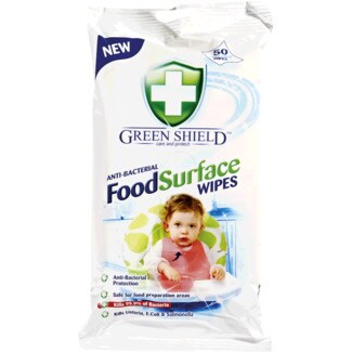 Green Shield Toalhitas de Limpeza Food Surface embalagem 50 unidades