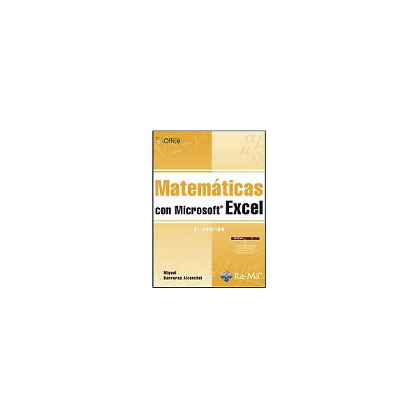 Imagem 0 de Matemáticas con Microsoft Excel. 2ª Edición (Capa mole)
