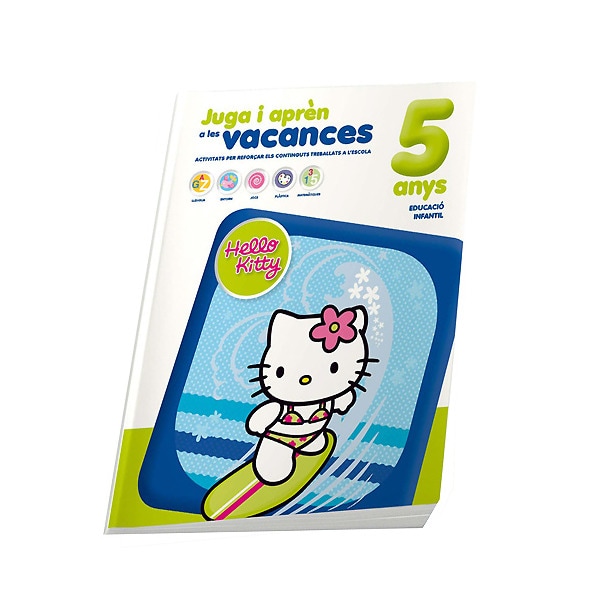 5 anys juga i apren en vacances hello kitty (Tapa blanda)