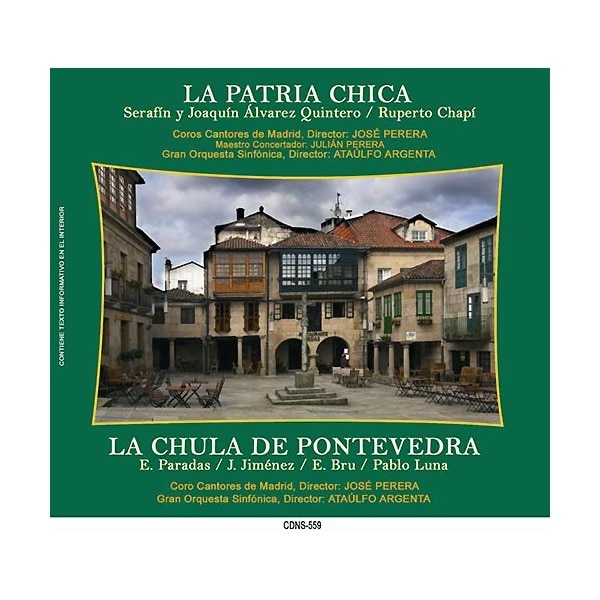 La patria chica  la chula de Pontevedra CD