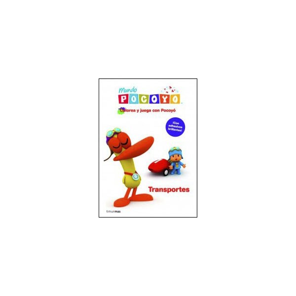 Colorea y juega con pocoyó. Transportes.pdf