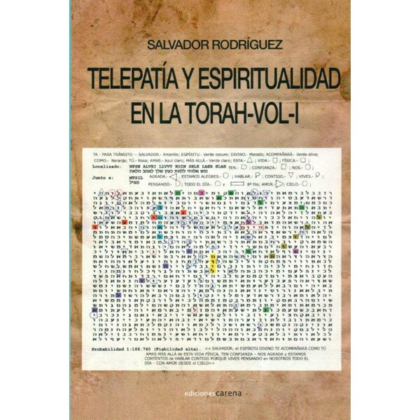 Telepatía y espiritualidad en la torah; vol. 1 (Tapa blanda)