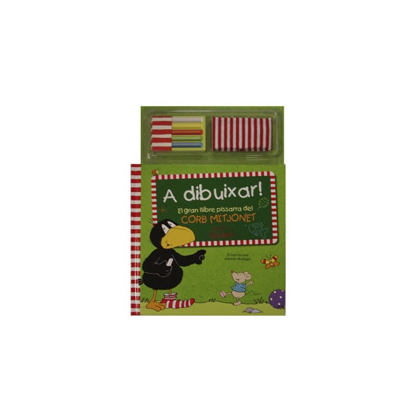 A dibuixar!: El gran llibre pissarra del corb Mitjonet