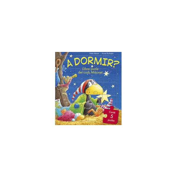 A dormir?: Llibre puzle del corb Mitjonet