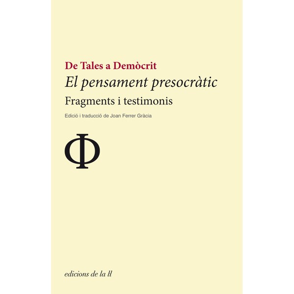 El pensament presocràtic. Fragments i testimonis.pdf