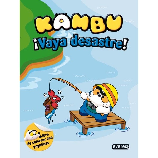 Imagem 0 de Kambu. ¡Vaya desastre! Libro de colorear con pegatinas (Capa mole)