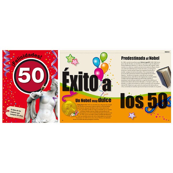 Felicidades 50 mujer (Tapa dura)
