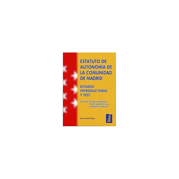Estatuto de autonomía de la comunidad de madrid. Estudio introductorio y test.pdf