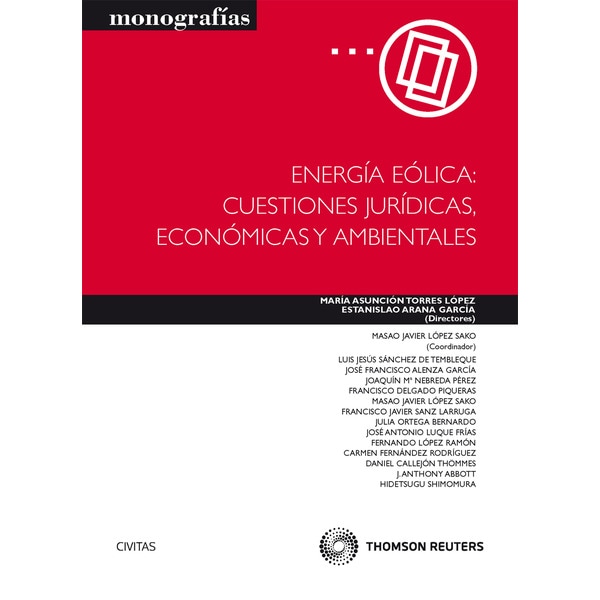 Energía eólica: cuestiones jurídicas, económicas y ambientales (Tapa blanda)