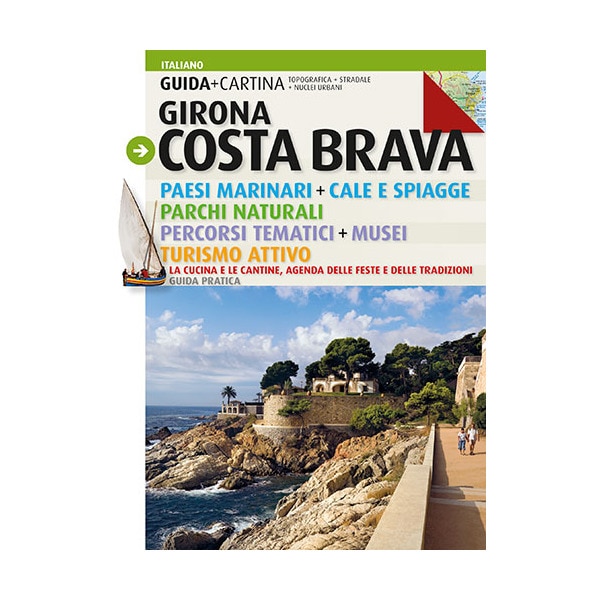 Costa Brava, guida + cartina: Girona (Tapa blanda)