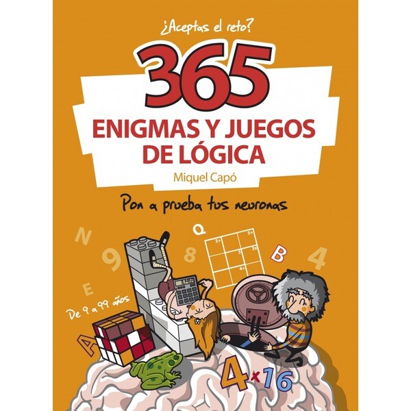 365 enigmas y juegos de lógica: Pon a prueba tus neuronas.pdf