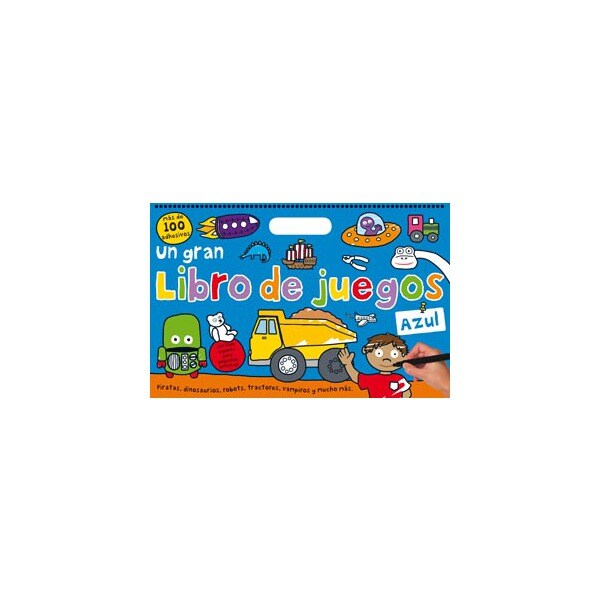 Un gran libro de juegos azul