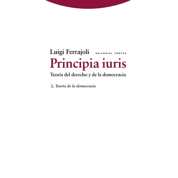 Principia iuris. Teoría del derecho y de la democracia: 2. Teoría de la democracia (Tapa dura)