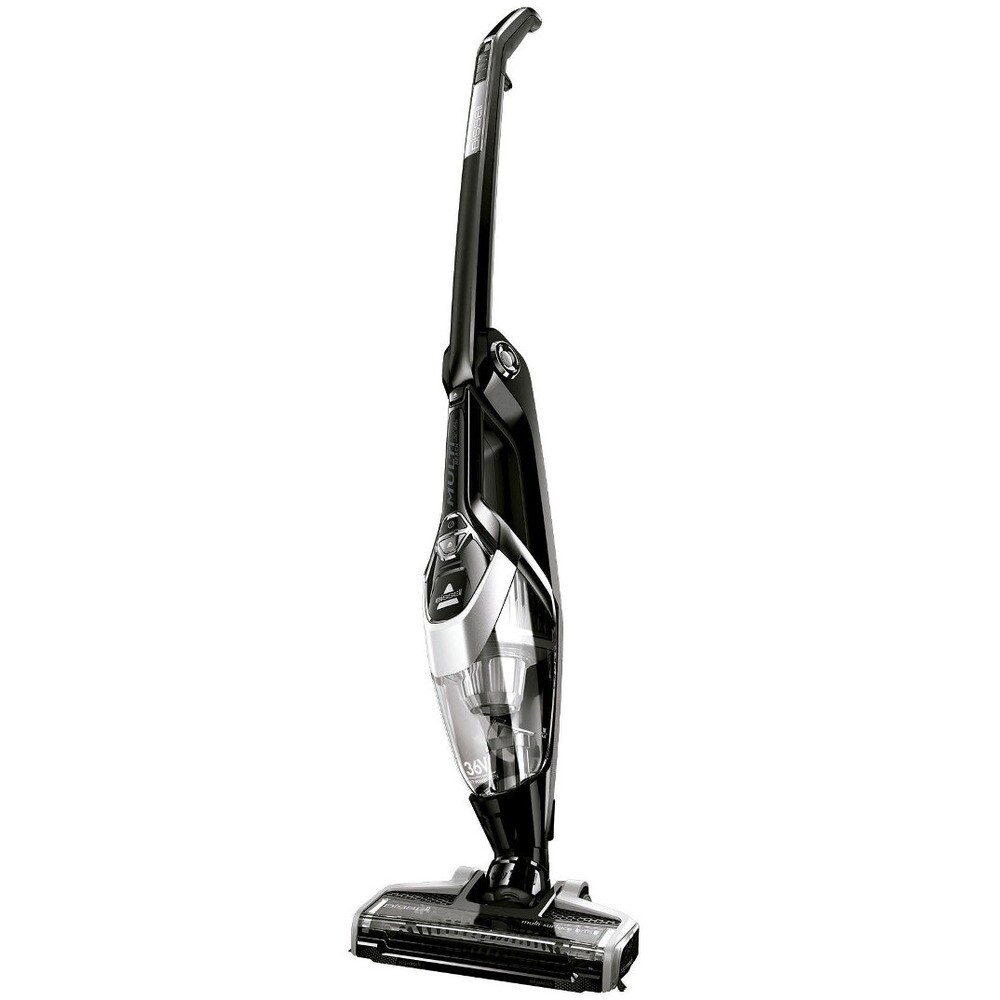 Bissell Multireach Ion xl 36v aspiradora 0.6 litros 77 decibelios aluminum titanio y negro escoba