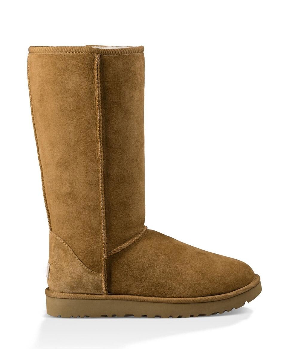 Botas de mujer Ugg planas de piel con forro de lana · Moda · El Corte