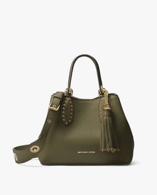 Mano Pequeña Brooklyn Piel Bolso Color V Satchel De g1qRxxw5H