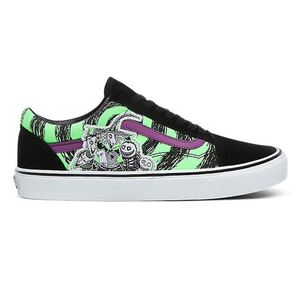 zapatos vans verdes fosforescentes zara