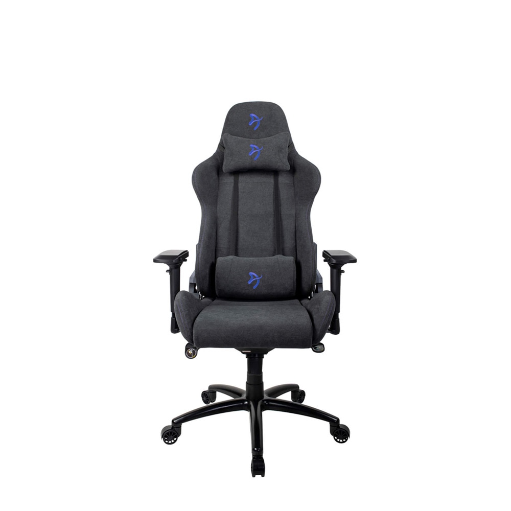 Arozzi - Silla Gaming Arozzi Verona Signature Soft Fabric gris con logo azul.