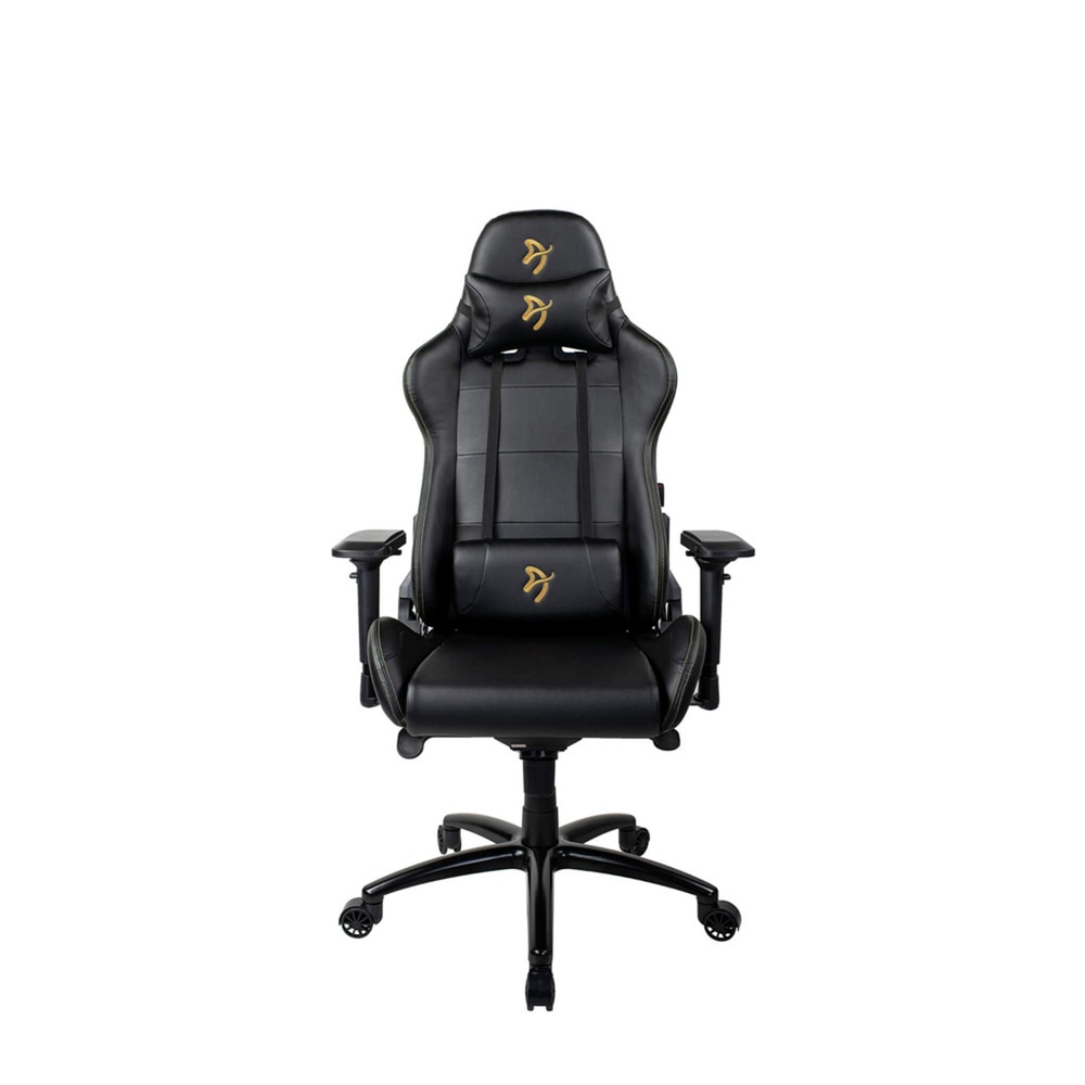 Silla Gaming Arozzi Verona Signature Black Pu negra con logo dorado