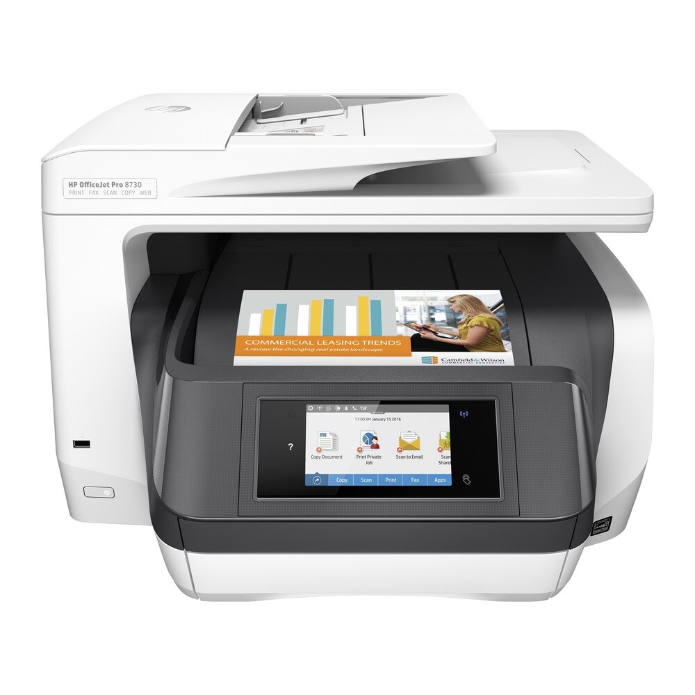 Impresora Multifuncion Tinta HP Officejet Pro 8730 AIO Color Wifi A4