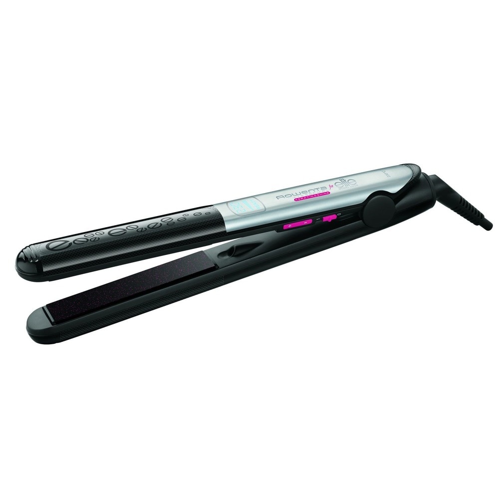 Plancha de pelo Rowenta Liss&Curl SF4522 con recubrimiento de queratina y turmalina