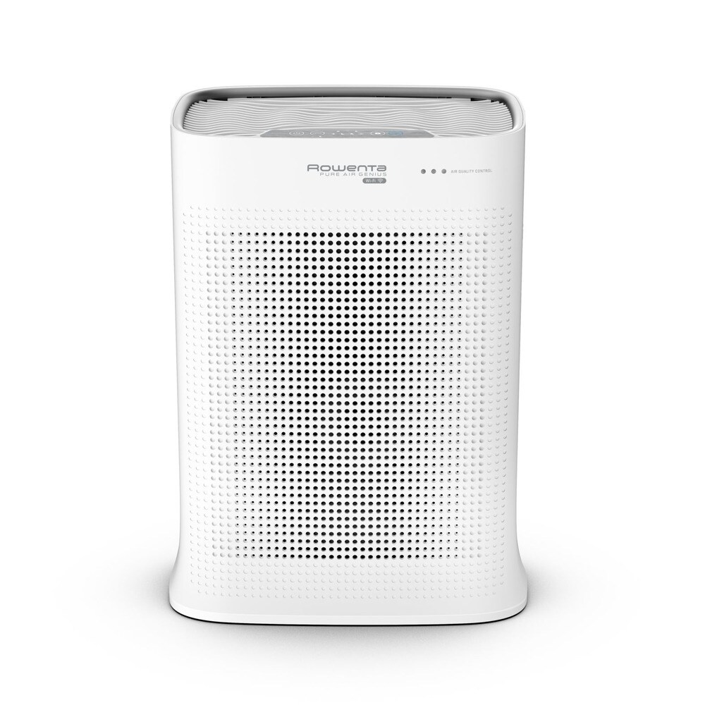 Purificador de aire Rowenta PURE AIR GENIUS CONNECT PU3080 con 4 niveles filtración hasta 140 m2