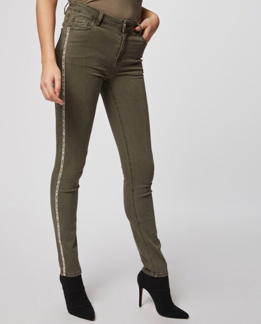 pantalones reebok mujer dorados