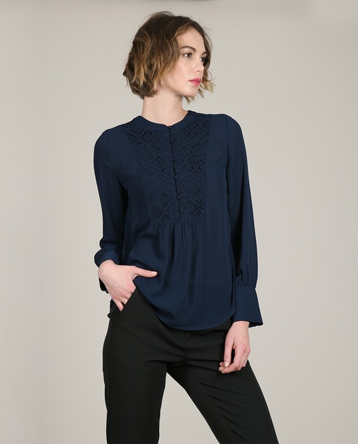 blusas de encaje el corte ingles