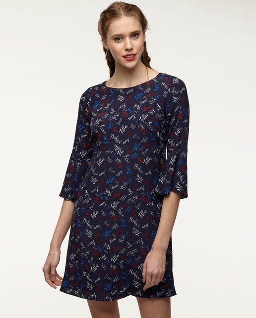 El Vestidos · Inglés Mujer Corte Naf Moda qIrIzwU