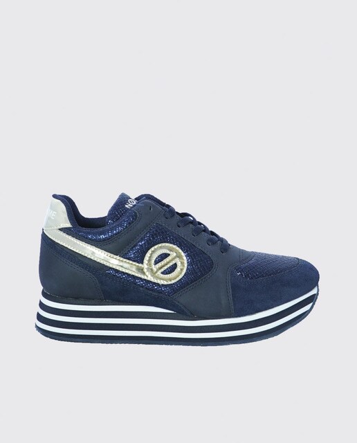 Plataforma Deportivas De Con Name Zapatillas No Azules Mujer DEH9I2