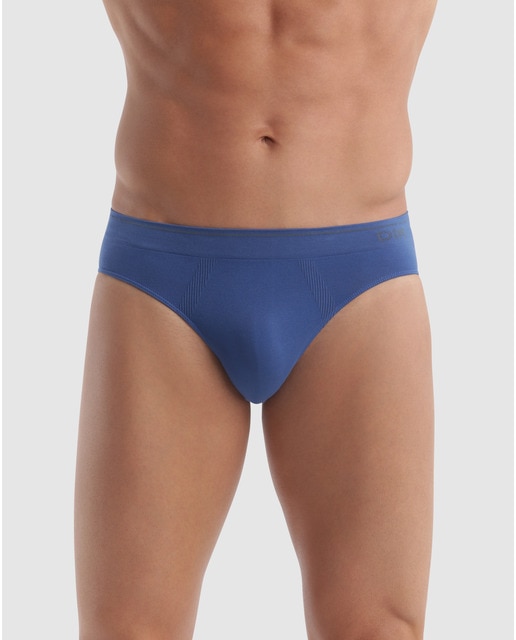 Pack de 2 slips de hombre sin costuras de algodón en varios colores