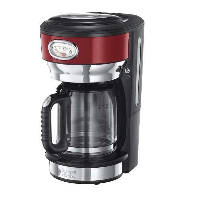 Cafetera Retro Russell Hobbs Roja con jarra de cristal · El Corte Inglés
