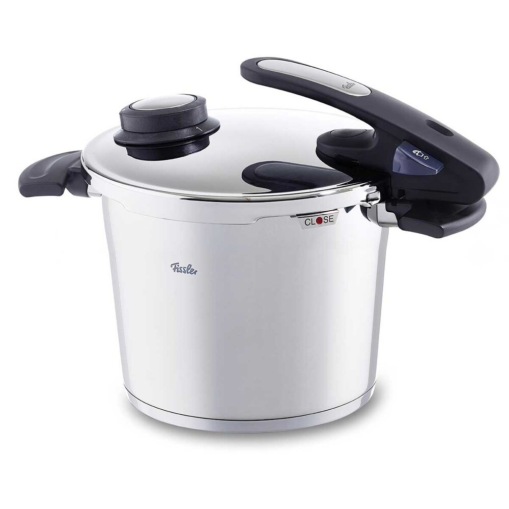 Fissler Vitavit Edition design olla 6 litros ø 22 cm acero inoxidable 2 niveles apta para cocinas gas