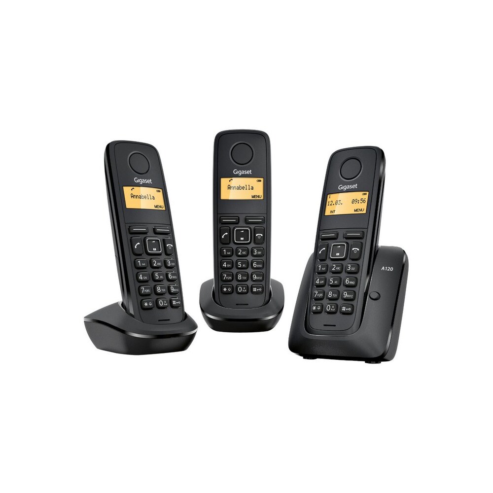 Teléfono Siemens Gigaset Trio A120 Negro