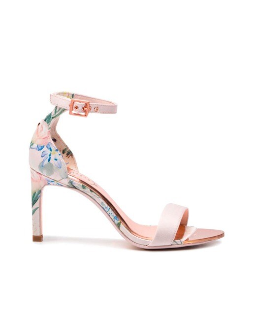 Mujer Ulaniip De Estampado Baker Ted Tbw En Sandalias Tacón Textil ZkiPuwOXTl