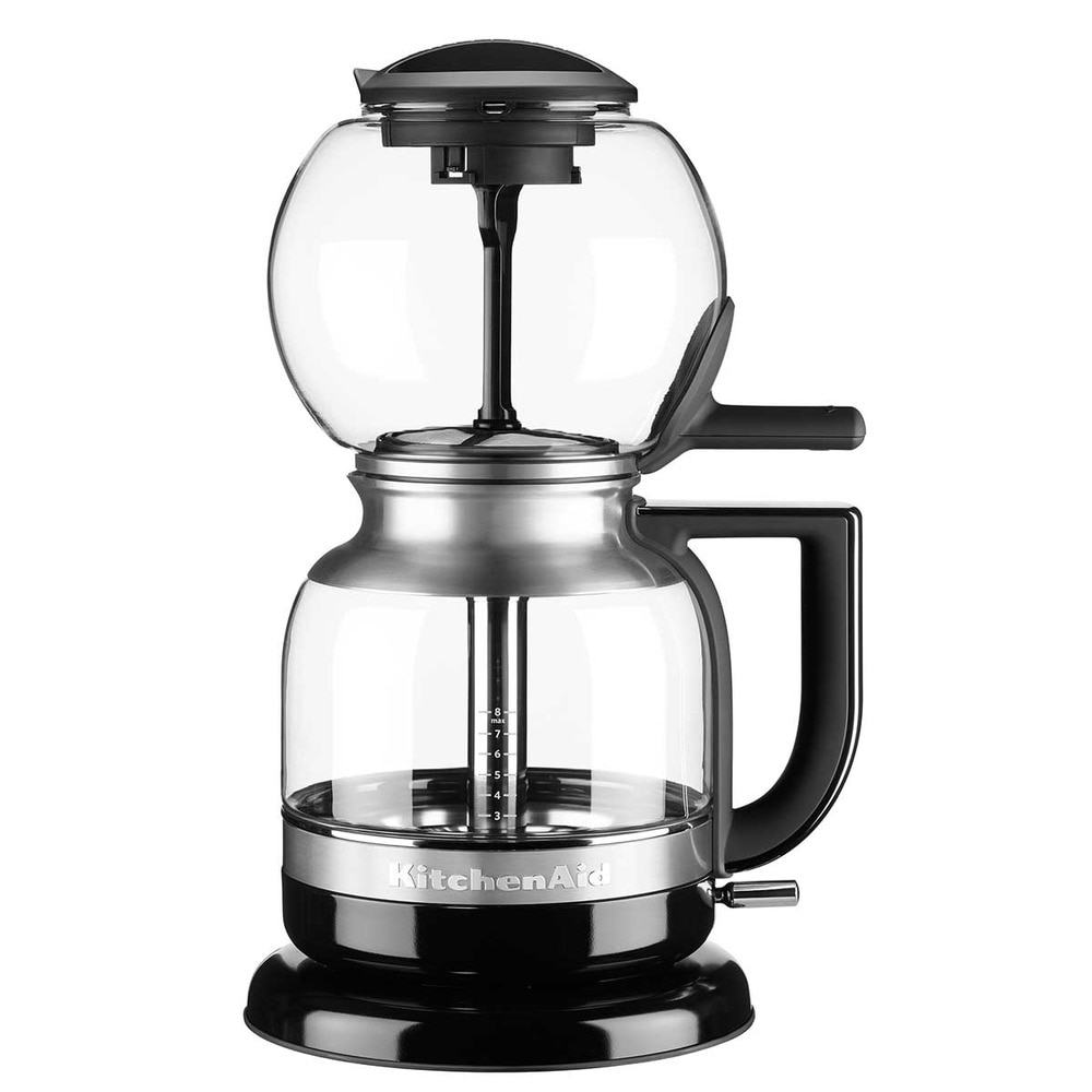 Cafetera De Negra kitchenaid 5kcm0812 eob goteo aid artisan 8 tazas cierre 5 kcm0812