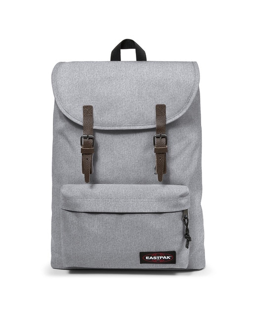 Mochila unisex Eastpak London de poliamida en gris