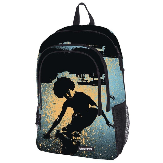 Mochila Doble escolar deportiva Busquets Skate Boy Unkeeper impermeable y cierre a cremallera