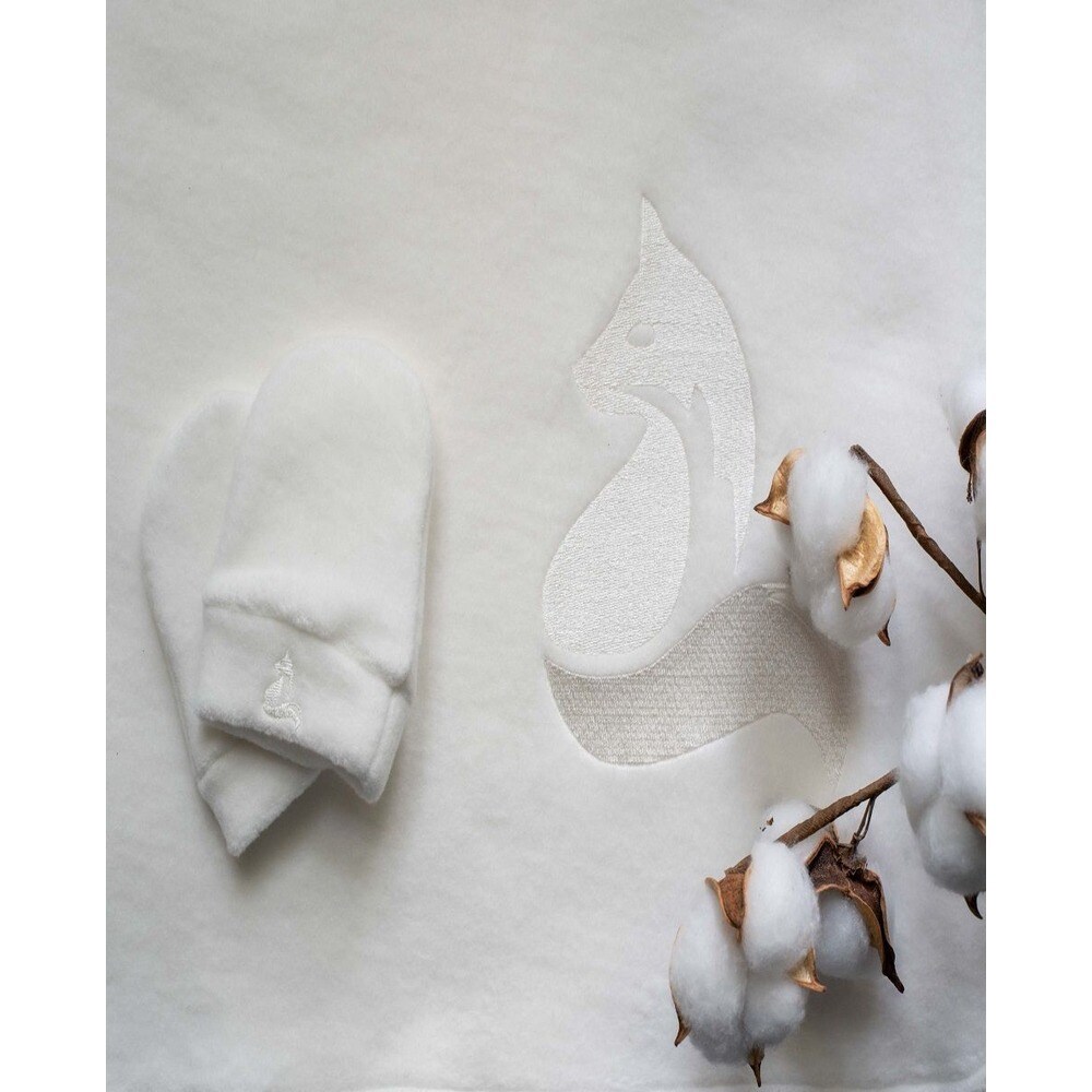 Luvas de bebé forradas- Branco CADHAN Branco-2