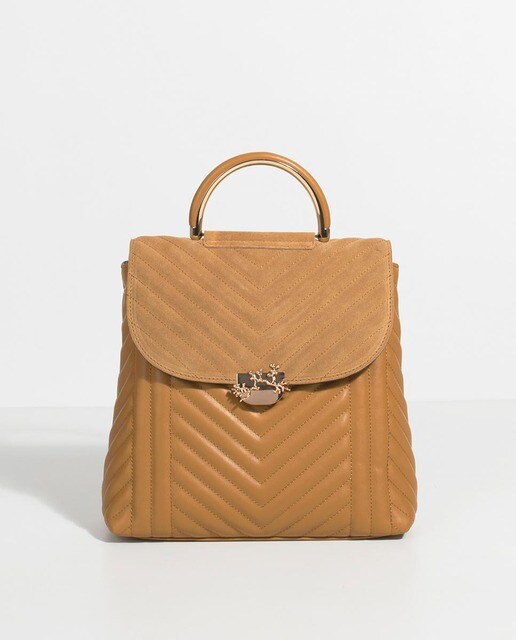 De Mochila Mujer Ante Amarillo En Venus U00wdq