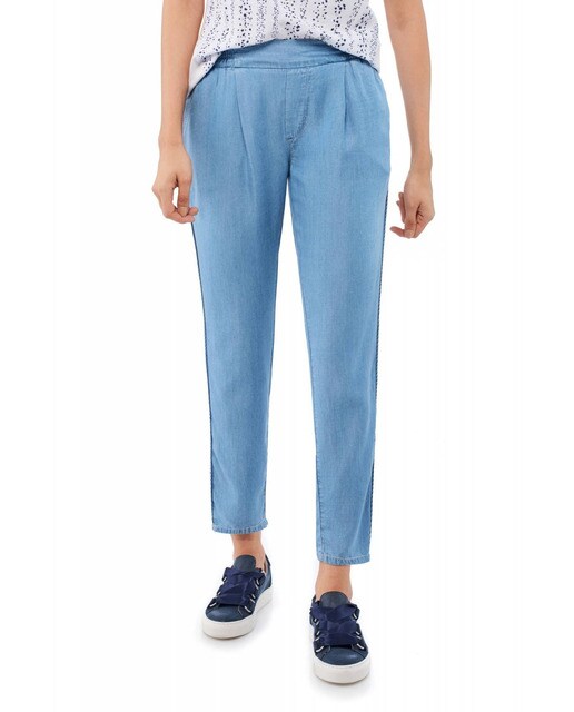 Mujer Ancho Salsa Rayas De Pantalón rBdstxhQC