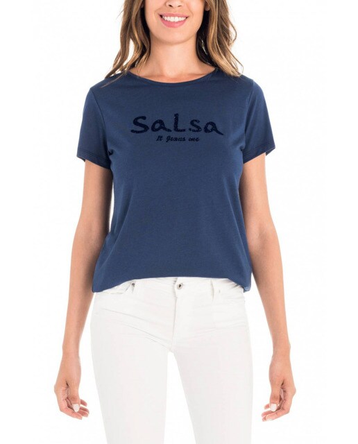 Salsa Corte Mujer Inglés Moda Camisetas · El dRqdXa