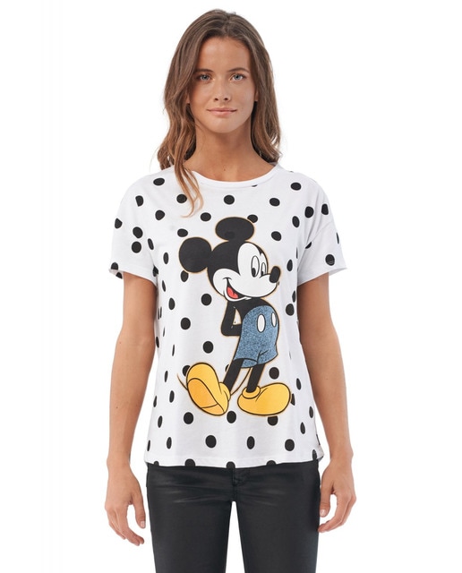 camiseta mickey mujer