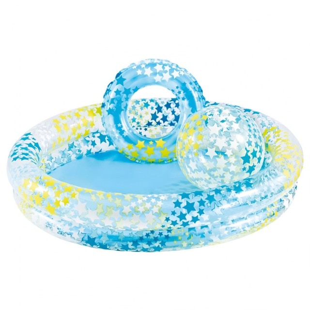 Piscina, flotador y pelota 51 cm - 122x25 cm - 150 l/agua