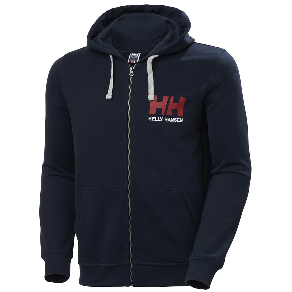 Sudadera de hombre HH logo full zip hoodie Helly Hansen