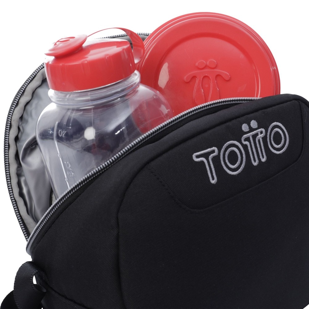 Lancheira Escolar Juvenil Borrador Marca Totto Preto-3