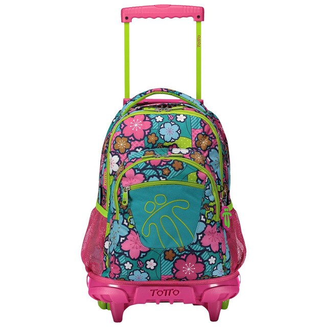 Mochila escolar con ruedas Renglones Totto