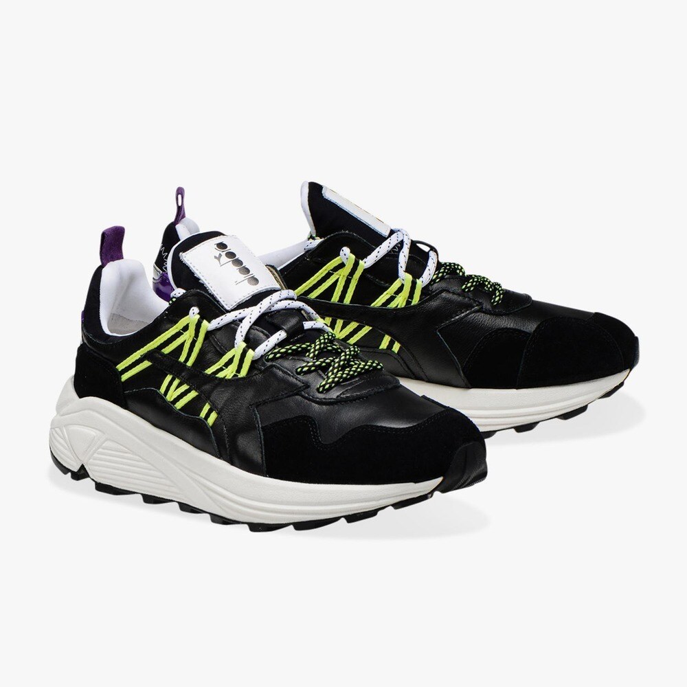 diadora rave leather pop sneakers