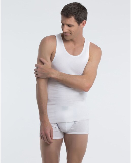 camiseta interior hombre tirantes